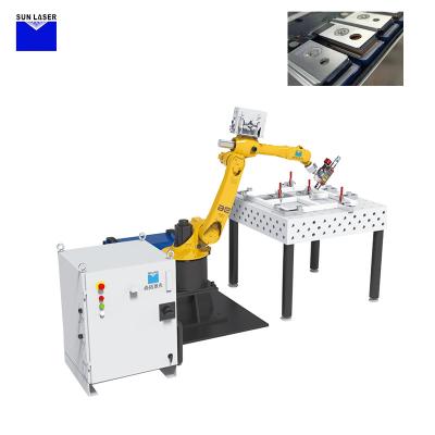 China Automatic Robotic Spot Welder Machine For Electric Vehicle Lithium Battery Welding for sale