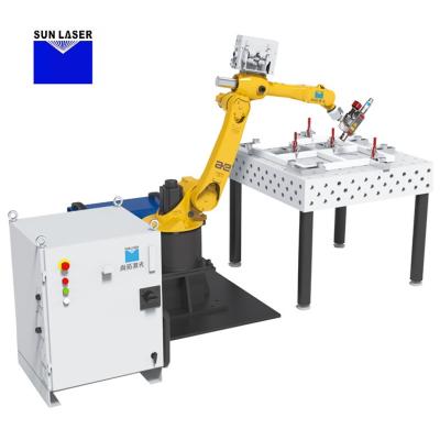 China CNC Six Axis Robot Laser Welding Machine Automatic Robot Arm Robotic Welding Systems for sale