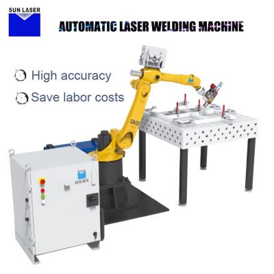 China Robot Laser Automated Welding Machine Industrial Hardware Arm Robotic Welding Automation for sale