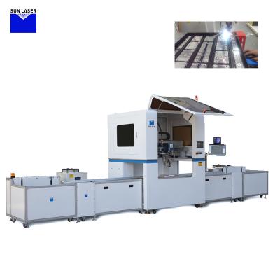 China Single/Double Group Compatible Automatic Assembly Line for Prism Battery Modules for sale