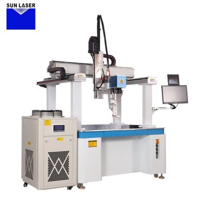 China Cnc Fiber Laser Welding Machine Lithium Battery Pack Laser Welding Machine Price With Chiller for sale