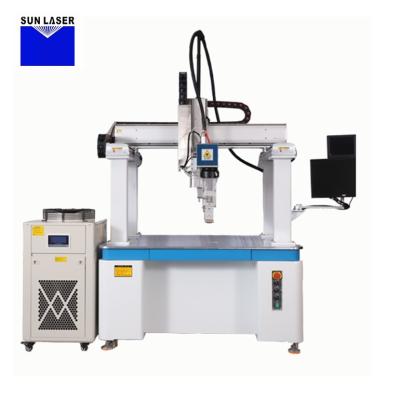 China Lithium Battery Aluminum Busbar Ess Lithium Battery Laser Welding Machine with 1080nm Laser Wavelength for sale