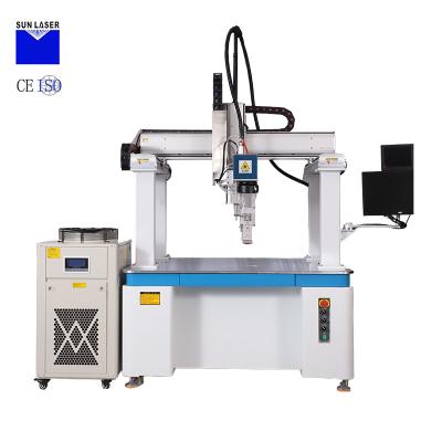 China External Water Cooling 2000W 3000W Fiber Laser Galvanometer Welding Machine for Prismatic Battery Case Sealing for sale