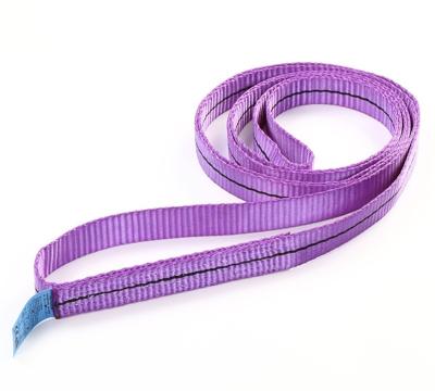 China 1ton polyester one way sling in 1492-1-2000, endless webbing endless lifting sling for sale