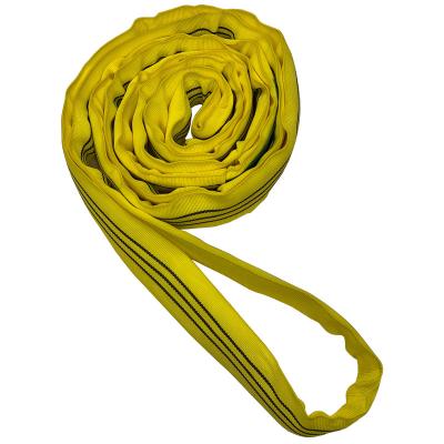 China Polyester Round Sling 3000 Kg 3 Ton 1m 2m 3m 4m 5m 6m 8m 3 Ton Endless Soft 10m Sling Lifting Slings for sale