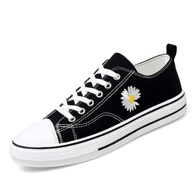 China Classic black low cut massage canvas shoes for women, sneakers for women, sports shoes for sale