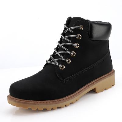 China New Arrival Cheap Breathable Anti-slippery Classic Men's High Top Casual Shoes Leather Classic Martin Boots Fashion Workwear Boots for sale