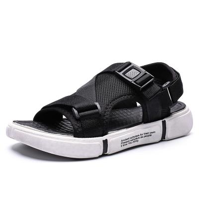 China Hot sales summer high quality flat MESH material sandal for males and lining feels comfortable soft walking for sale