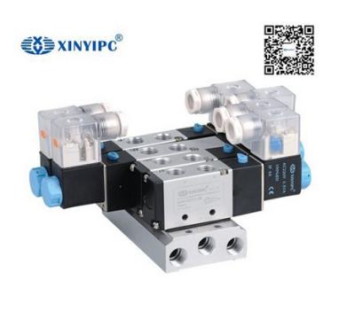 China Aluminum alloy 100-400 solenoid valve base, pneumatic valve fitting, pneumatic component for sale