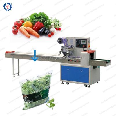 China Food Fruit Packing Machine Leek Packing Machine Pillow Packaging Machine for sale