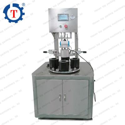 China Food bottle machine safety withb new design vacuum aluminum sealing capping machine for sale