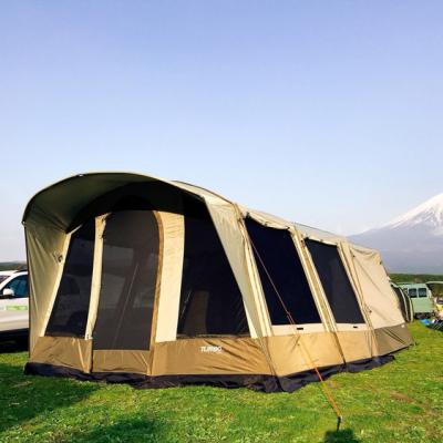 China Extended Type Lodges 360 - Automatic Tent 12 People Family Tent With Lounge Blackout for sale