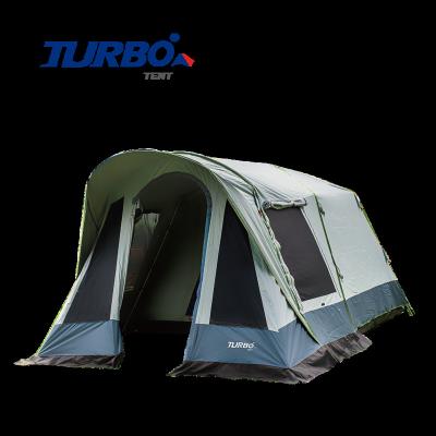 China Extended Type Tourist270 - Automatic Tent 6 People Family Tent With Lounge Blackout for sale