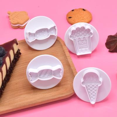 China Sustainable Ice cream candy mold Baking cookie mold cookie cutter Hand molds for kitchen utensils for sale