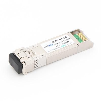 China 10G Duplex CWDM SFP+ 1470-1610nm 80km LC DDM Module RCSFPP-XX192-L8D for sale