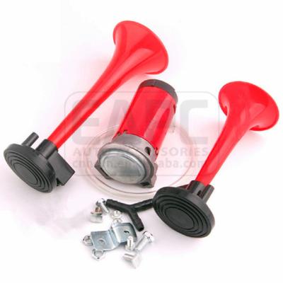 China TZ-327 Long Life TZ-327 Dual Hose ABS Air Horn Compressor Car Truck Air Horn Plastic Super Loud Buzina AR for sale