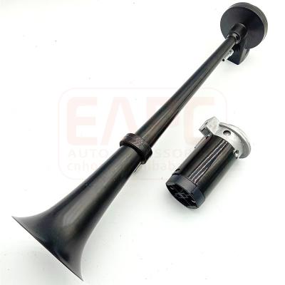 China TZ-318 17 Inches Zinc Alloy Mysterious Black Trumpet Air Truck Air Horn TZ-318 17 Single Horn Zinc Alloy Compressor for sale