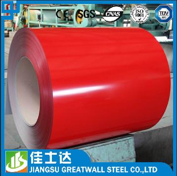 China El color rojo prepintó la bobina de acero galvanizada de PPGI para el acondicionador de aire en venta