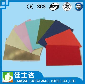 China Grade CCGC PPGI Steel Coil Corrugated Roofing Sheets , Red / Green / Blue for sale