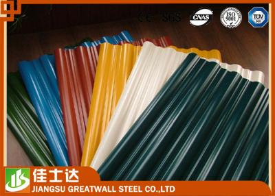 China Zinc Coated Sheeting PPGL RAL Standard Color Steel Roof Tile Hot Dip Galvanized for sale