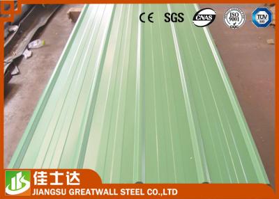 China Metal pre pintado del cinc acanalado cubriendo prenda impermeable de las hojas grueso de 0,23 - de 1.2m m en venta