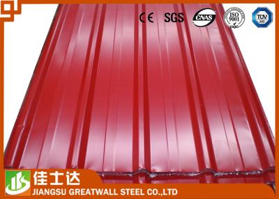 China Standard Corrugated Galvanized Roof Steel Sheets 914mm / 1219mm / 1250mm Width for sale