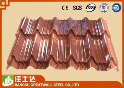 China Colorful Bitumen Corrugated Steel Sheets , Insulated Roofing Panels,oil paint:PE,PVDF,SMP,HDP for sale