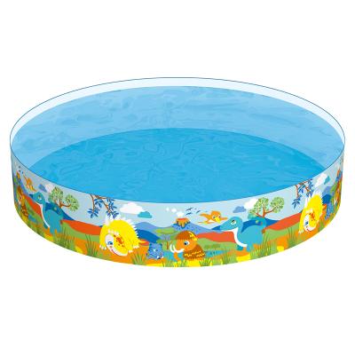 China 2021 Summer Plastic Fashion Above Earth Round Plastic Outdoor Kids Baby Bath Pools for sale