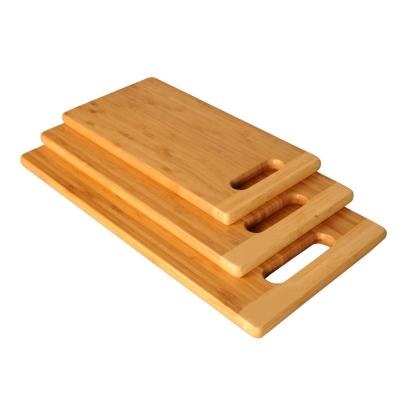 China Sustainable Bamboo Cutting Board Set Beef Cutting Plate Wood for sale