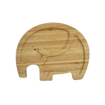 China Viable Cheap Dinnerware Sets Modern Wooden Bamboo Elephant Luxury Dinner Dish for sale