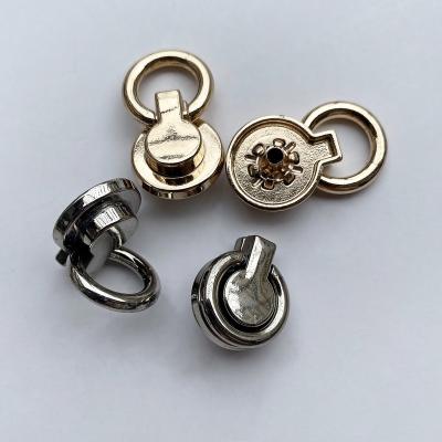 China Sustainable Custom Wholesale  brand engrave logo Zinc Alloy   four parts  metal buttons spring  Women's Decorative clasp  snap buttons for sale