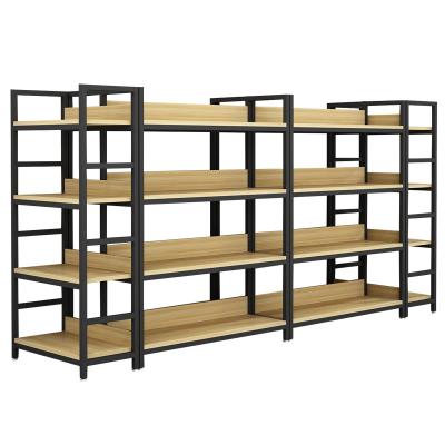 China Double Sided Customize Promotional Books Supermarket Shelves Display Rack Shelves 5 Layers for sale