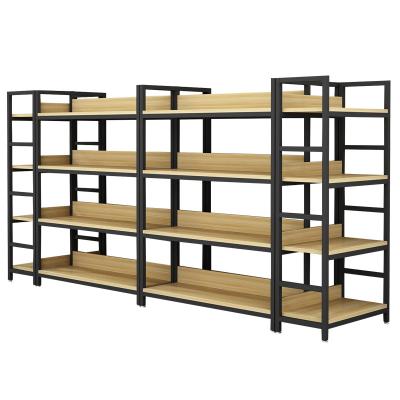 China Double Sided Grocery Display Racks /Shelves For General Grocery Supermarket Shelf Gondola Shelving for sale