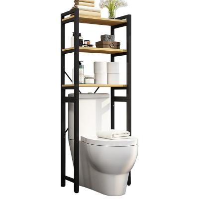 China Sustainable Bathroom Display Stand Storage Racks Over The Toilet 3 Standing Rack Shelves For Bath Toilet Closestool for sale