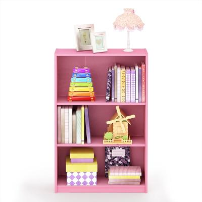 China (Other) Home 3-Tier Adjustable Single Shelf Adjustable Bookcase for sale