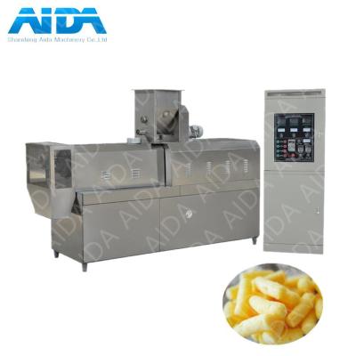 China food & Beverage factory snack food extruder machine rice corn puffing puff making machines for sale for sale