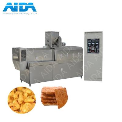 China food & Beverage Factory Twin Screw Extruder Prices Puffed Corn Chips Snacks Making Machine Puff Snacks Extrusion Machine for sale