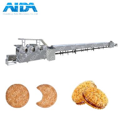 China Automatic Vegetable Processing Plant Soft And Hard Biscuit Production Line for sale