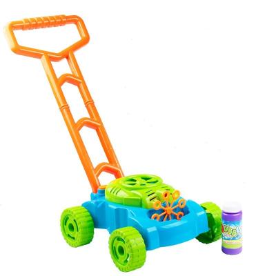 China Hot Sale Plastic Toys Children Bubble Mower For Toddler Tank Bubble Machine Toy Outdoor Push Toys 2022 for sale