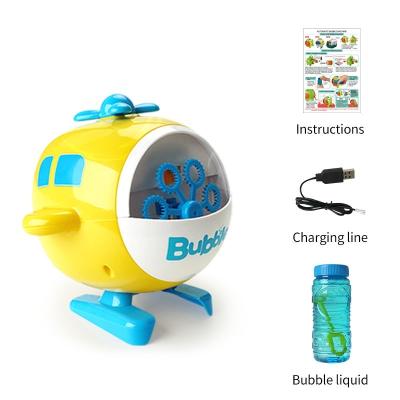 China 2022 Bubble Helicopter V07 Automatic Bubble Toy With High Output Portable Bubble Maker For Toddlers Play, Parties, Wedding, Outdoor for sale