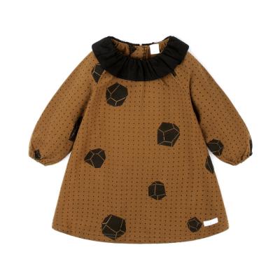 China GTGD Viable--0114 Fashion European Design Casual Dress Vintage Kids Style Little Girls Dress for sale