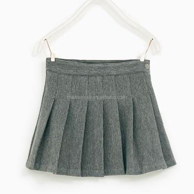 China Anti-wrinkle spring and autumn girl's crapy skirt knitted simple skirt for sale