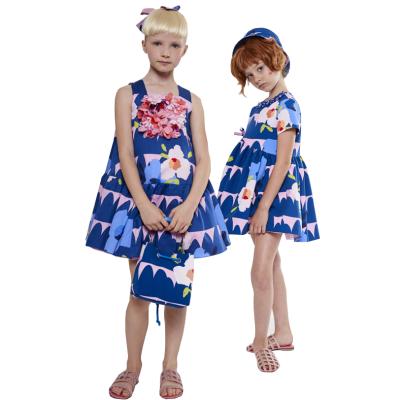 China Breathable Guangzhou Customized All Over Print Dress For Kids Baby Summer Dress for sale