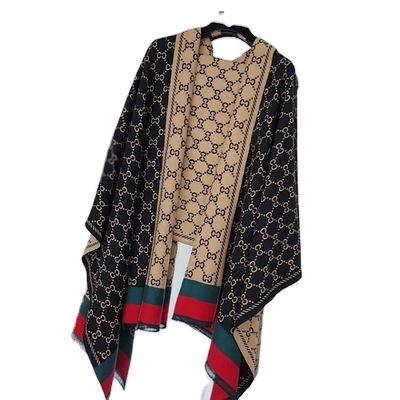 China Anti-pilling 2021 new trend women's warm shawl scarf dual-function scarves for sale