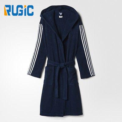 China QUICK DRY Adult Home Style Sleepwear Spring Bathrobe Hooded Sweatshirt Sport Style Terry Robe Fabric Bathrobe Men 100% Cotton Striped for sale