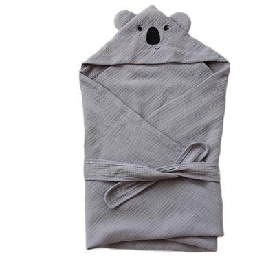 China New Anti-static Baby Muslin Wrap Blankets Baby Bath Towel Wrap Covering Other Baby Supplies for sale