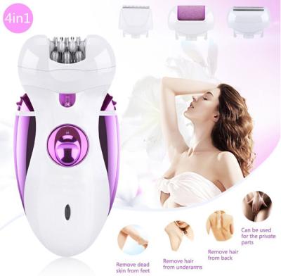 China Portable Mini Painless Electric Women Multifunction Hair Remover Epilator Shaver for sale