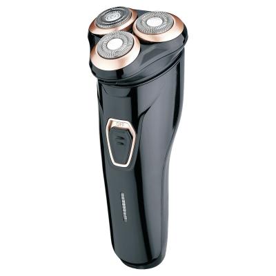 China Rechargeable Triple Rotating Triple Blade Heads Men Electric Shaver Shaving Razor Machine for sale