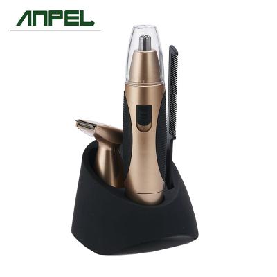 China On/off switch 2 in 1 hot selling portable battery operated nose hair trimmer with drop shipping service for sale