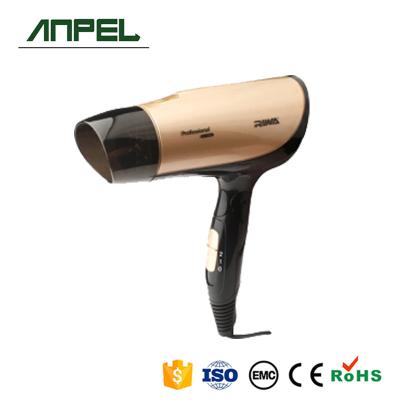 China 1800W DC Motor Family Travel Ionic Professional Travel Use Hair Blow Dryer With Diffuser for sale